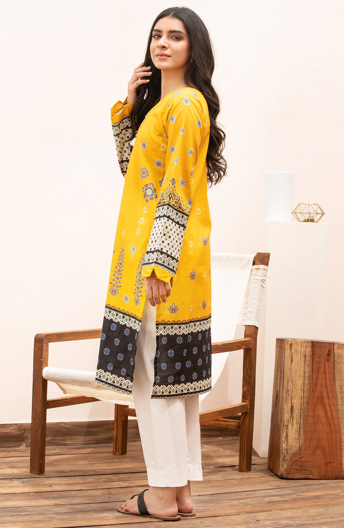 Orient - Unstitched 1 Piece Printed Lawn Shirt