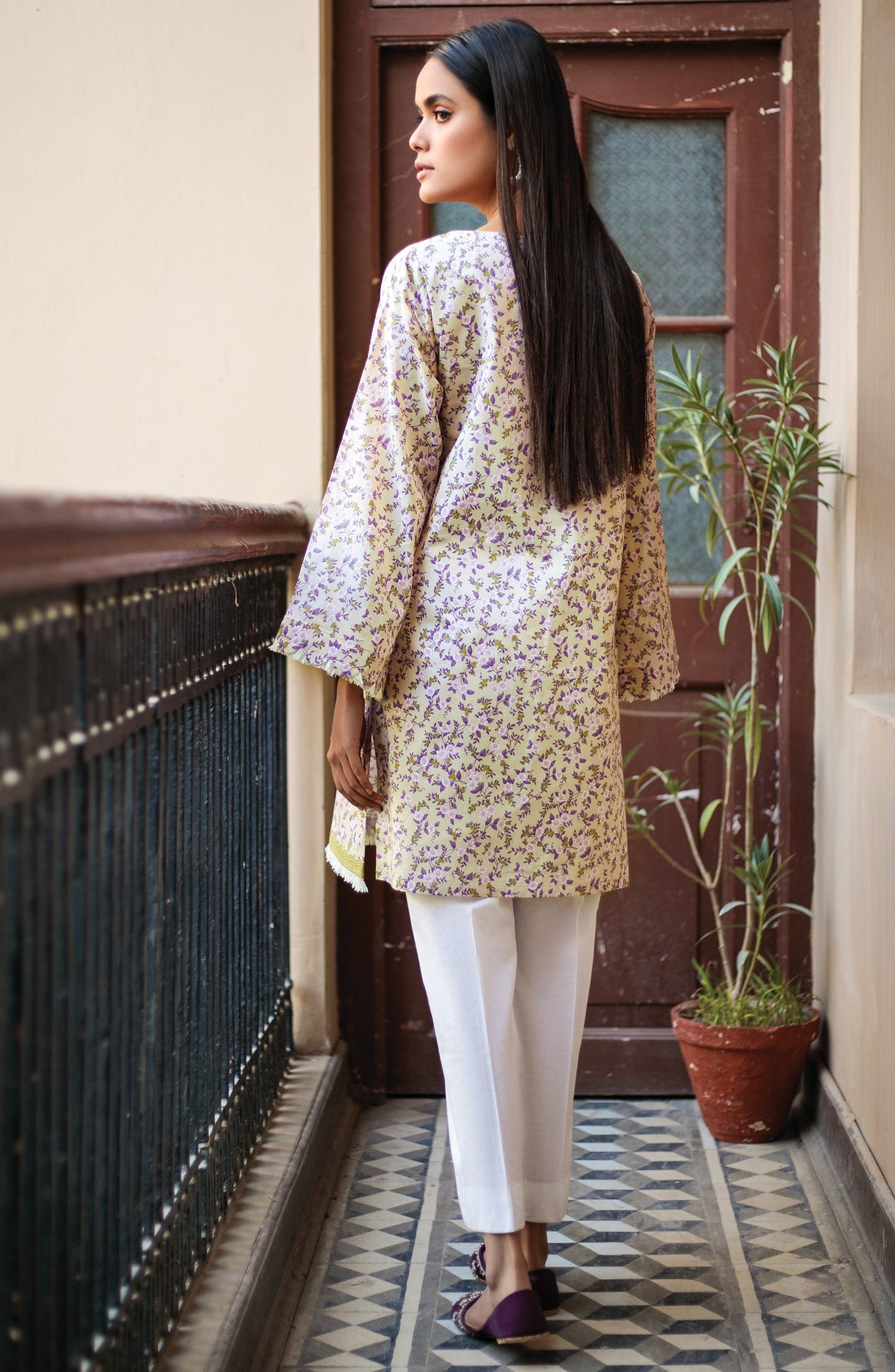 Orient - Unstitched 1 Piece Printed Lawn Shirt