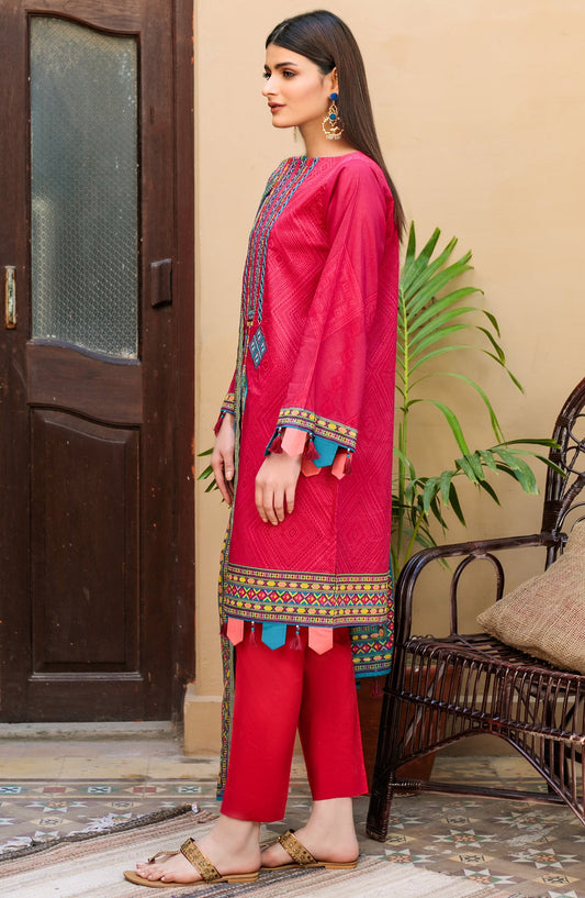 Orient - Unstitched 3 Piece Embroidered Lawn Suit