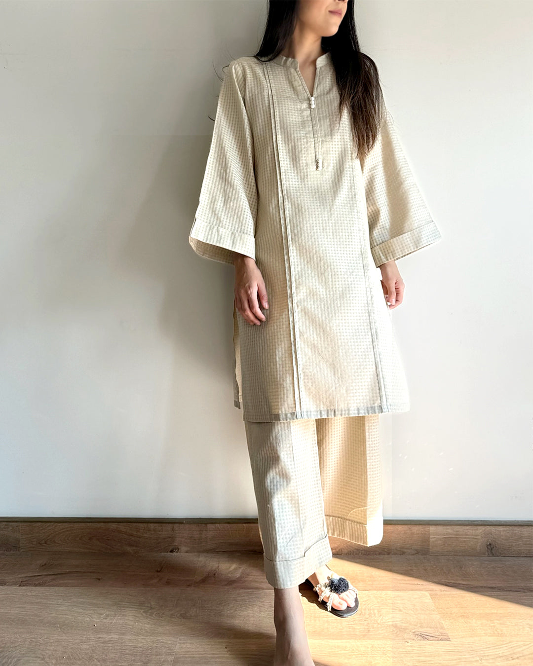 Ayesha Naveed - Beige Set