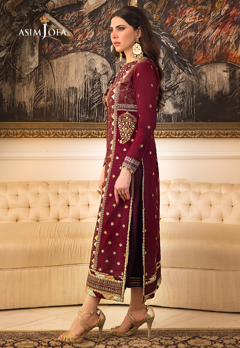 Asim Jofa - AJZS-10 Designers Stitched