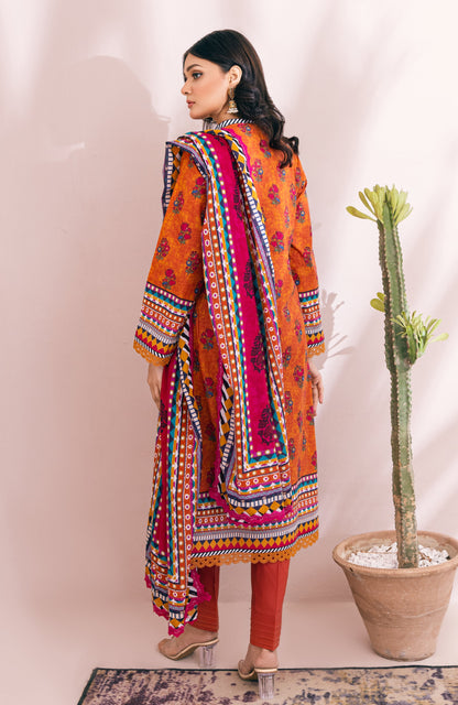 Alzohaib - 3-Piece Unstitched Digital Printed Cambric-MDP-23-03