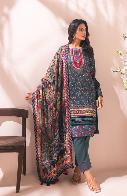 Alzohaib - 3-Piece Unstitched Digital Printed Lawn-CDD-23-03