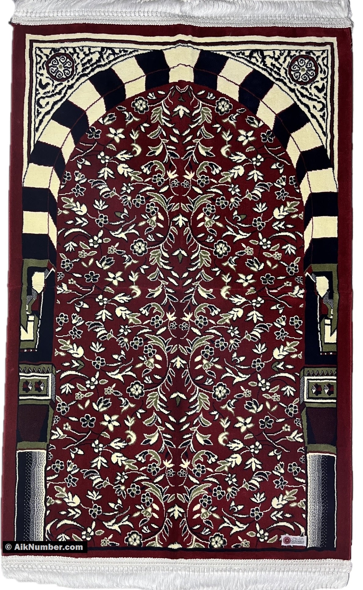 Al Rawda Prayer Mat (Janamaz) - Red