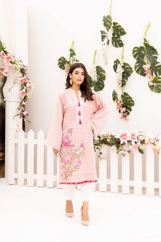 Adan's Libas - Cluim - Embroidered Schiflli Lawn Stitched