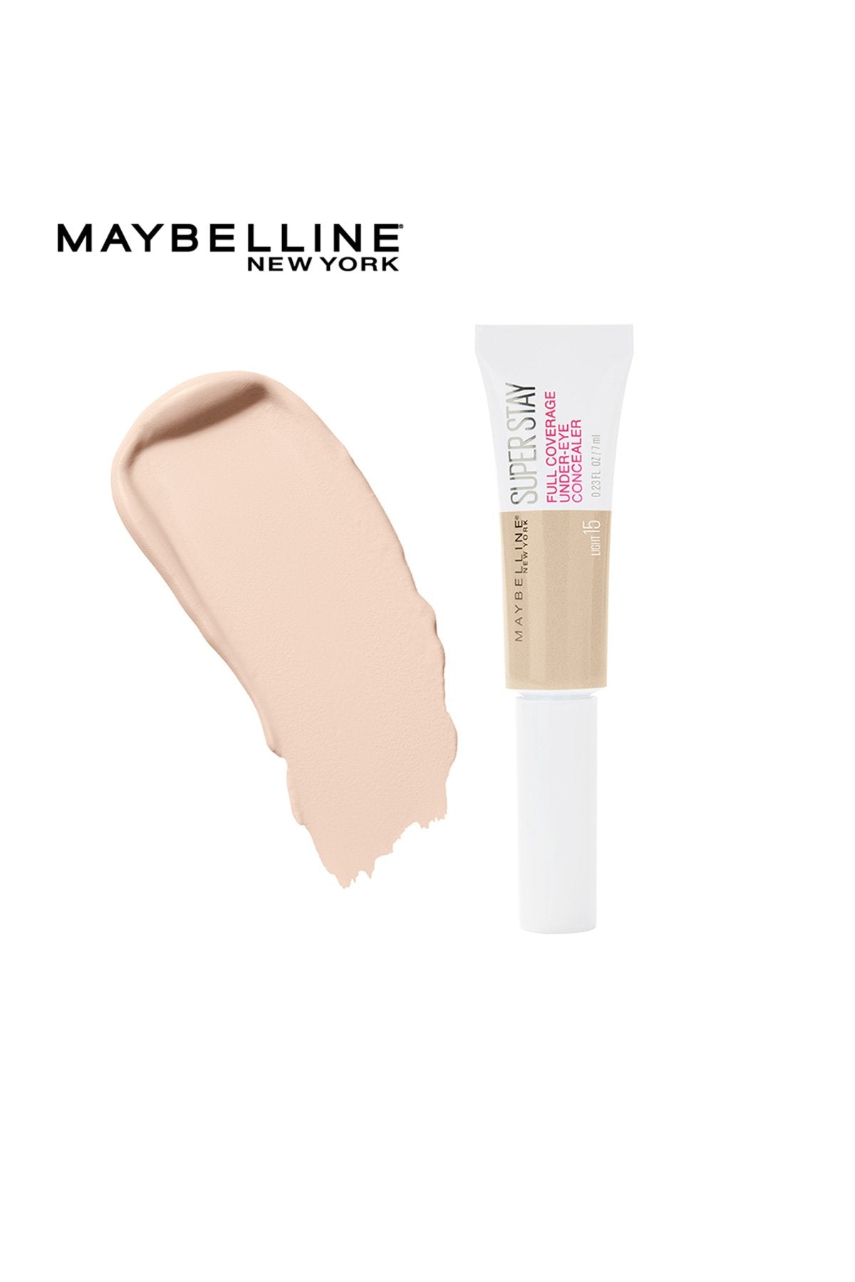 Maybelline New York SuperStay Full Coverage Concealer - 15 Light