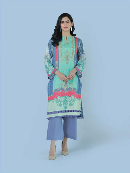Bareeq Outfits - Vivad Floral 3 Piece Printed Suit