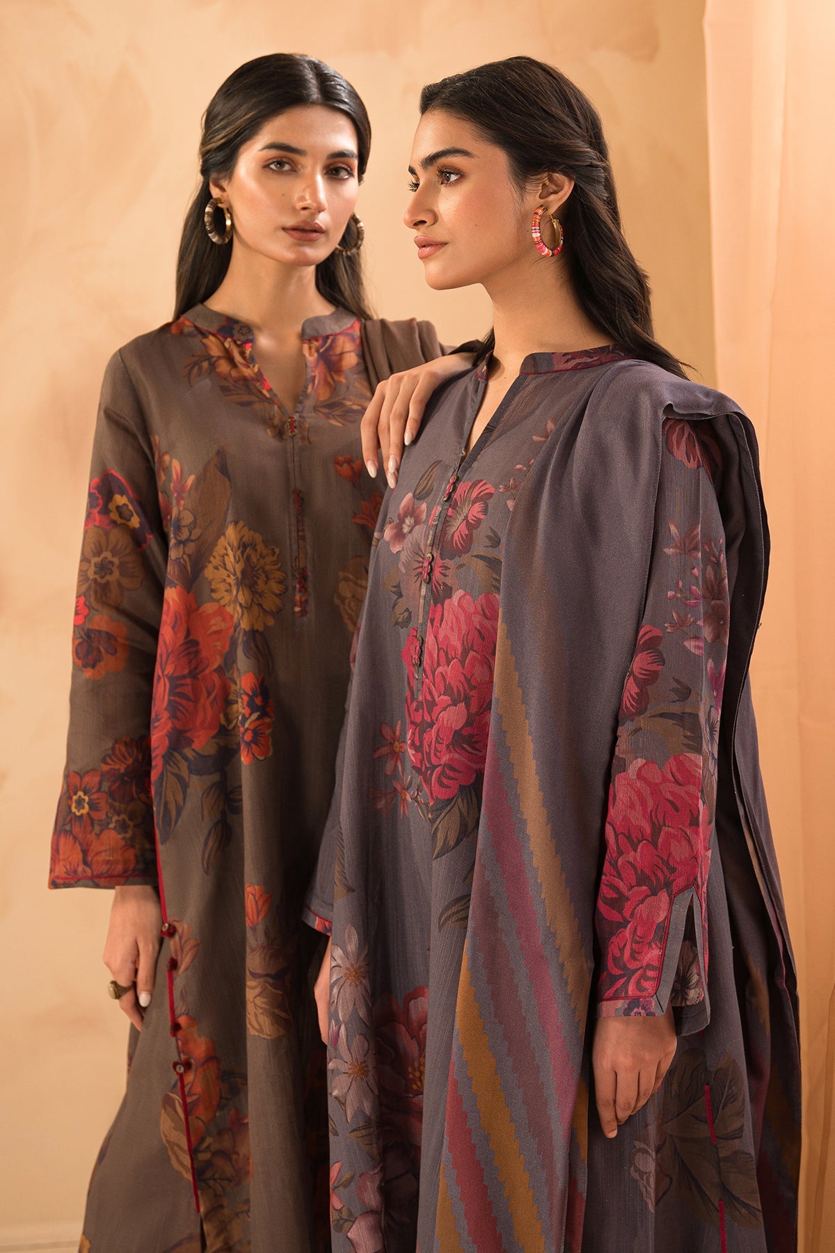 Baroque - DIGITAL PRINTED SLUB KHADDAR UF-474