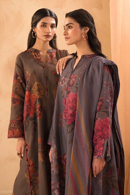 Baroque - DIGITAL PRINTED SLUB KHADDAR UF-474
