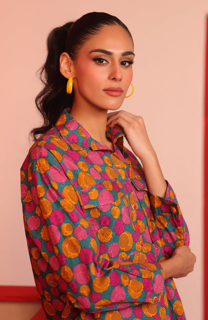 Orient - Stitched 2 Piece Printed Cambric Shirt and Cambric Pant