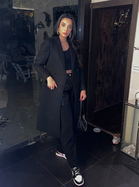 Chaos - Fuss - Deep Long Black Coat