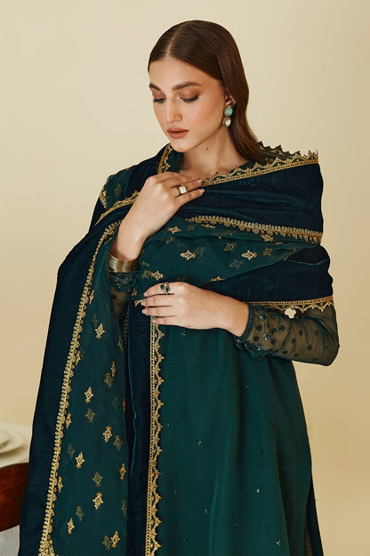 Baroque - EMBROIDERED ORGANZA DUPATTA-49