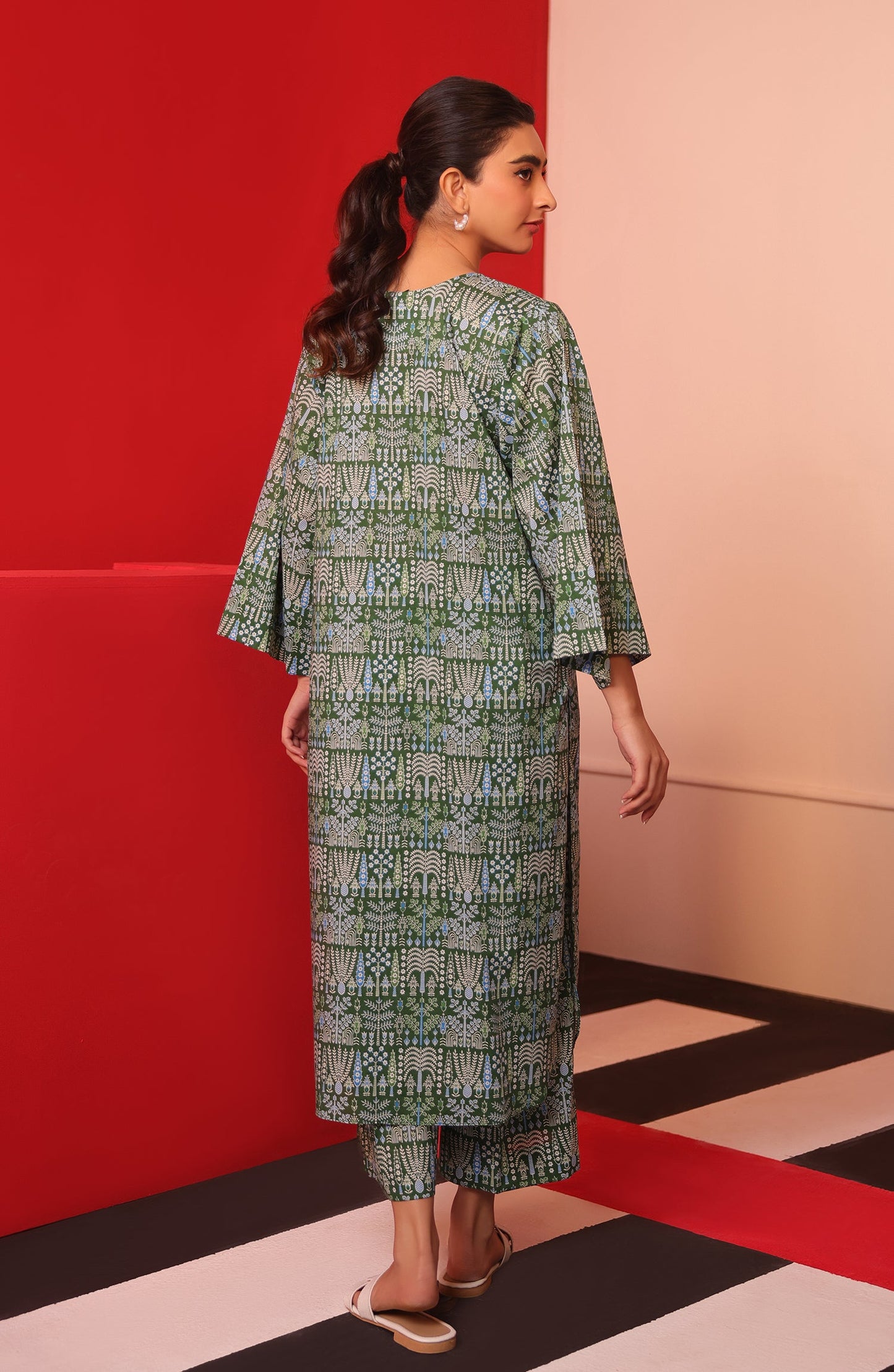Orient - Stitched 2 Piece Printed Cambric Shirt and Cambric Pant