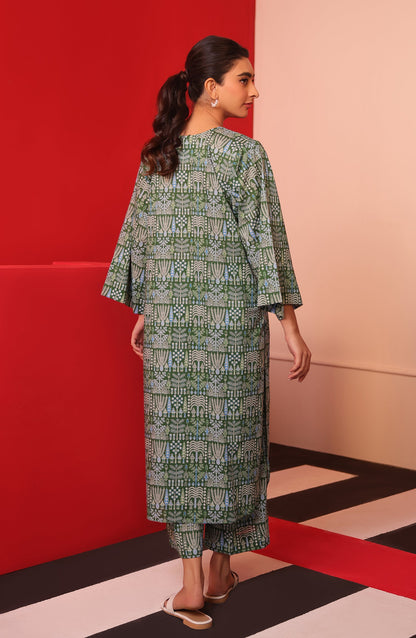 Orient - Stitched 2 Piece Printed Cambric Shirt and Cambric Pant