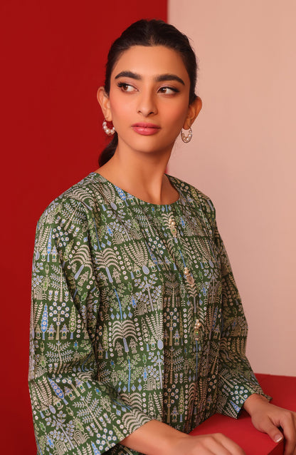 Orient - Stitched 2 Piece Printed Cambric Shirt and Cambric Pant