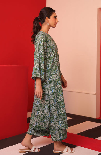 Orient - Stitched 2 Piece Printed Cambric Shirt and Cambric Pant