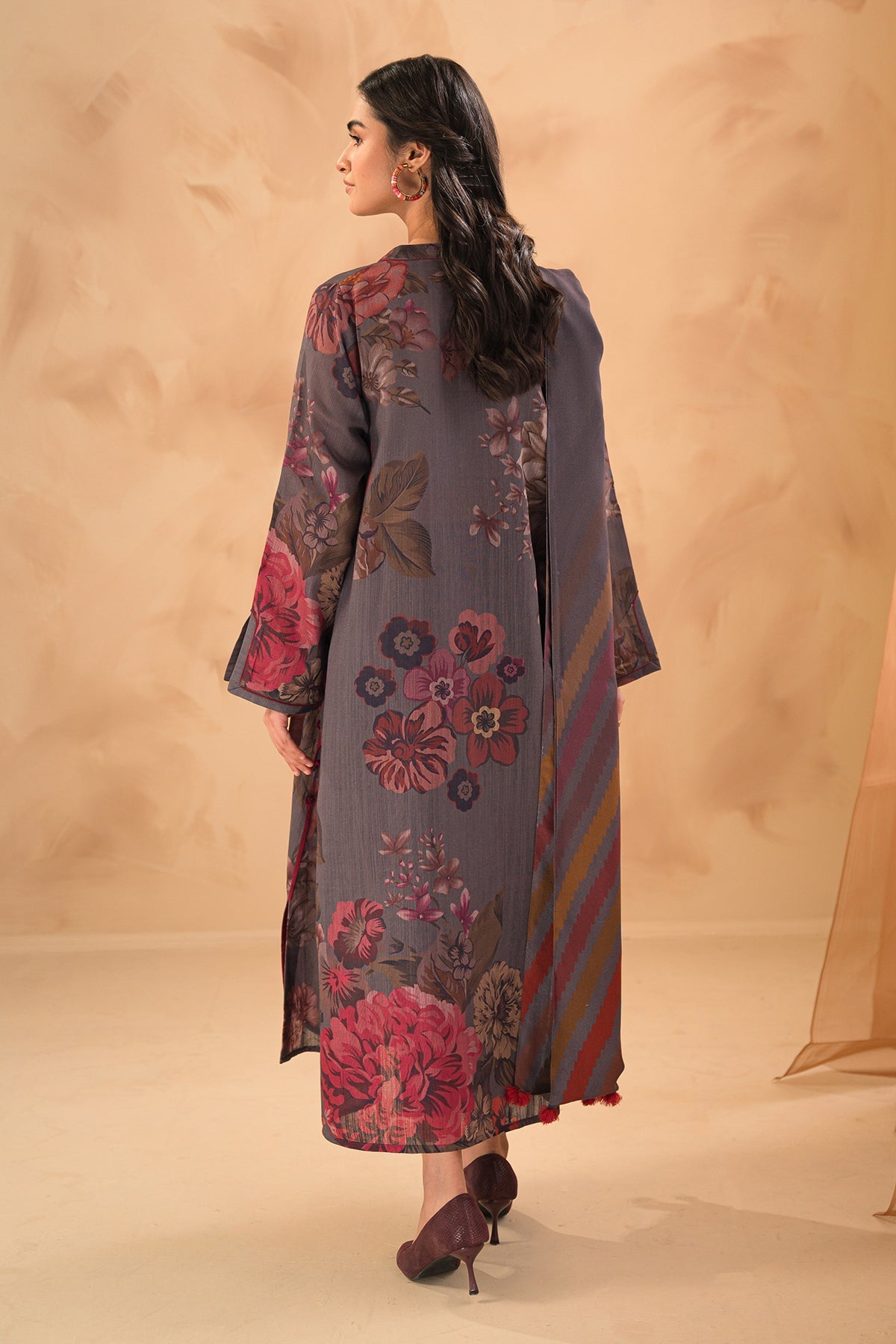 Baroque - DIGITAL PRINTED SLUB KHADDAR UF-474