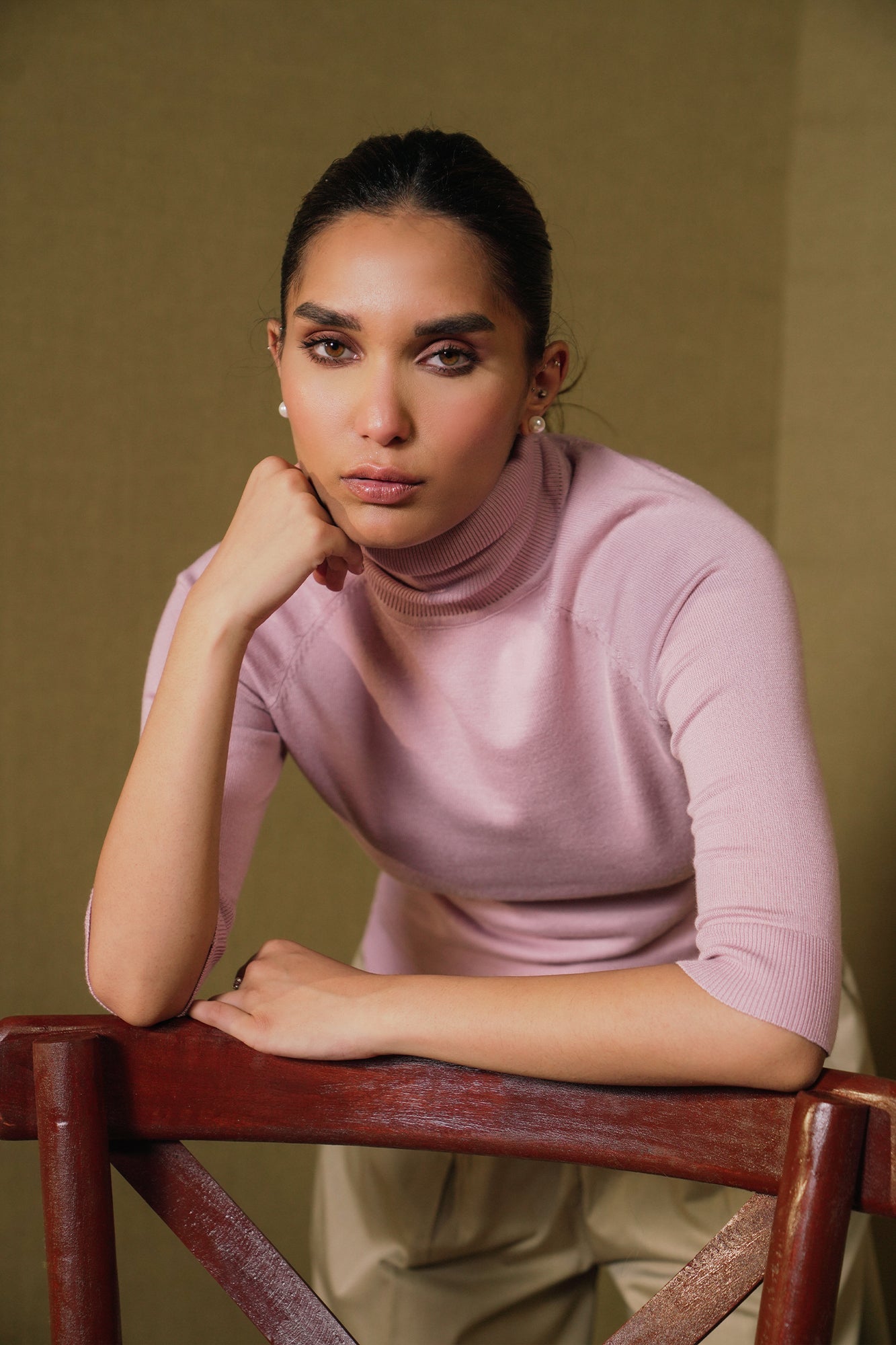 Ethnic - TURTLE NECK SWEATER (E1276/108/427)