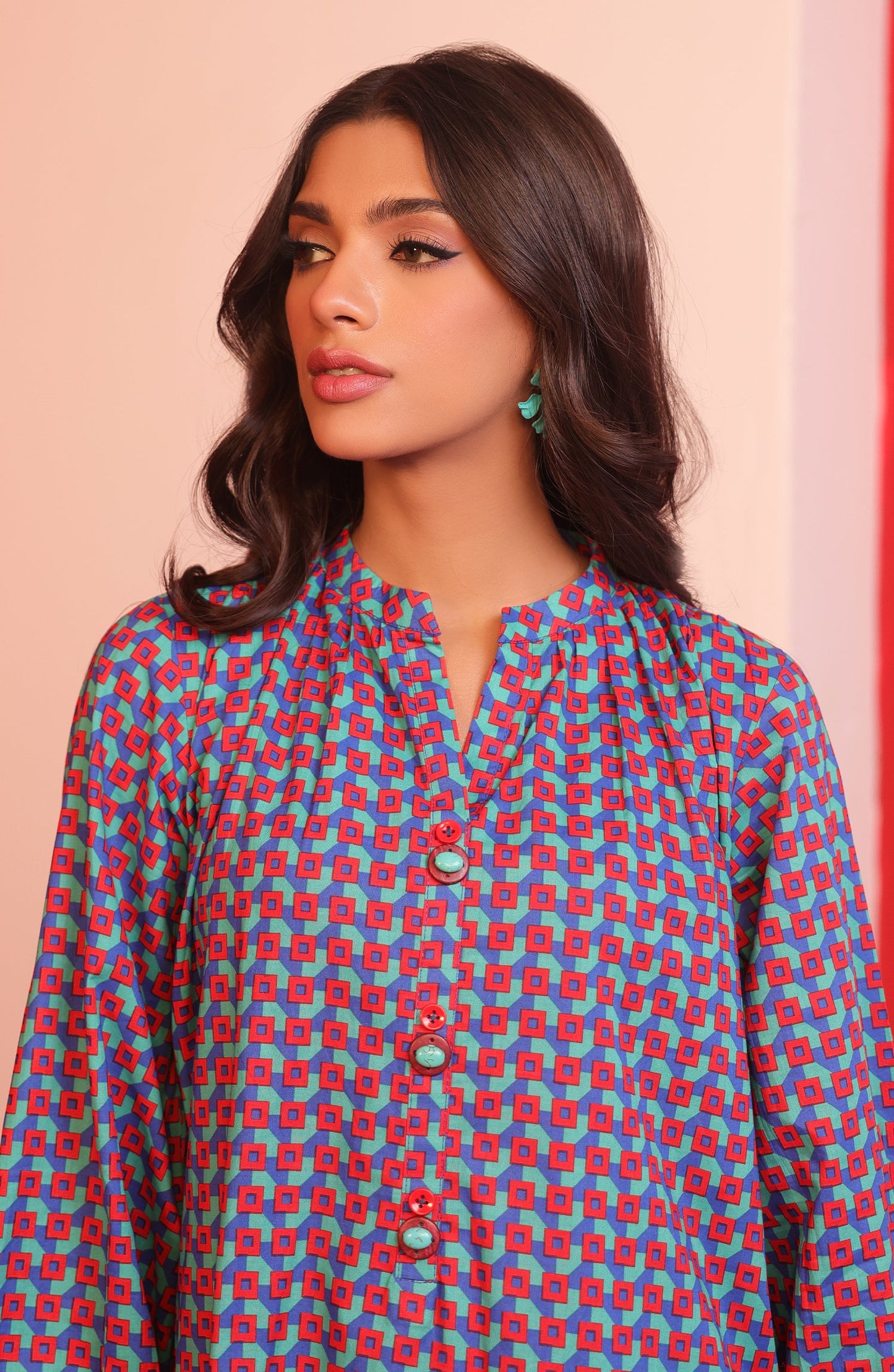 Orient - Stitched 2 Piece Printed Cambric Shirt and Cambric Pant