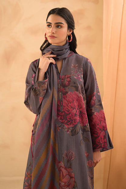 Baroque - DIGITAL PRINTED SLUB KHADDAR UF-474