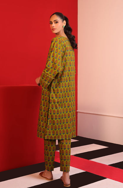 Orient - Stitched 2 Piece Printed Khaddar Shirt and Khaddar Pant