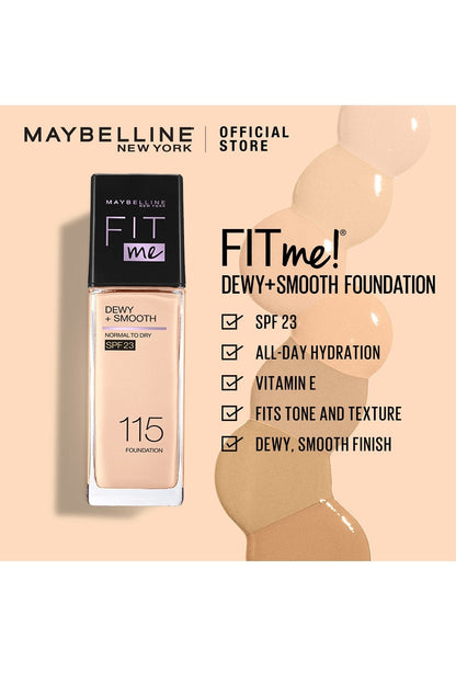 Fit Me Dewy Smooth Foundation | 115 Ivory