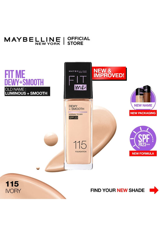 Fit Me Dewy Smooth Foundation | 115 Ivory