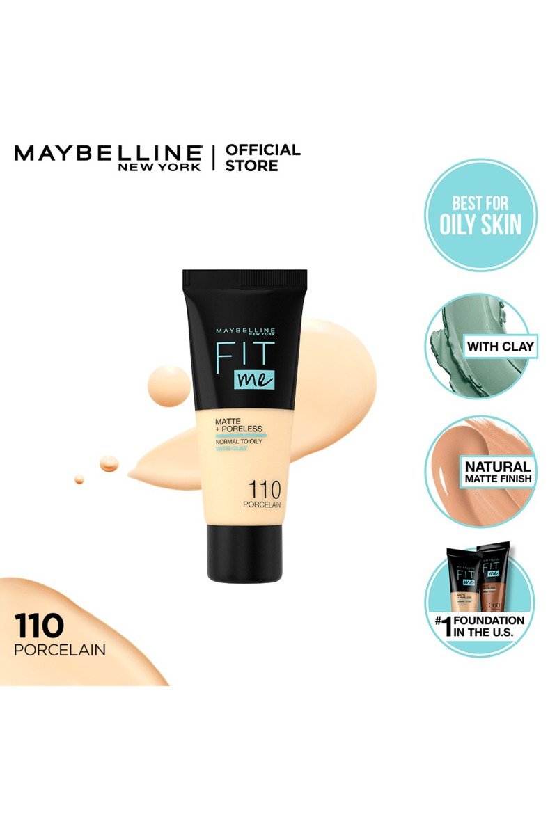 Fit Me Liquid Foundation | 110 Porcelain