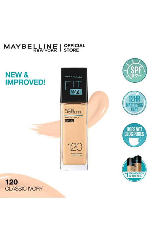 Fit Me Liquid Foundation | 120 Classic Ivory