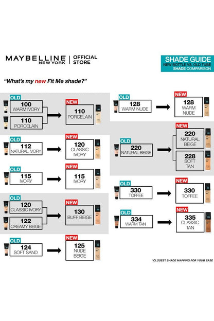 Fit Me Liquid Foundation | 120 Classic Ivory