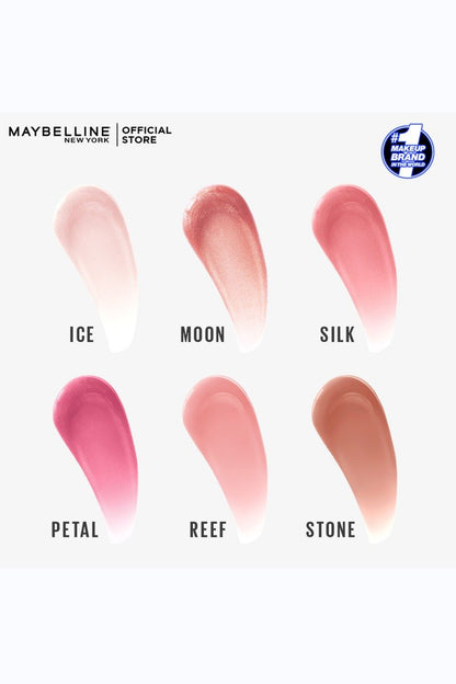 Maybelline New York Lifter Gloss Hydrating Lip Gloss with Hyaluronic Acid - 008 Stone