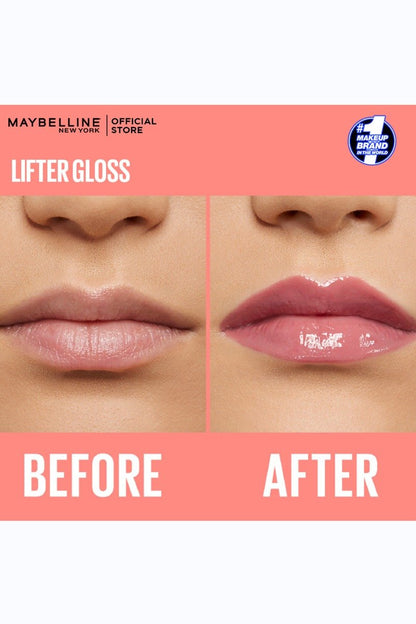 Maybelline New York Lifter Gloss Hydrating Lip Gloss with Hyaluronic Acid - 004 Silk