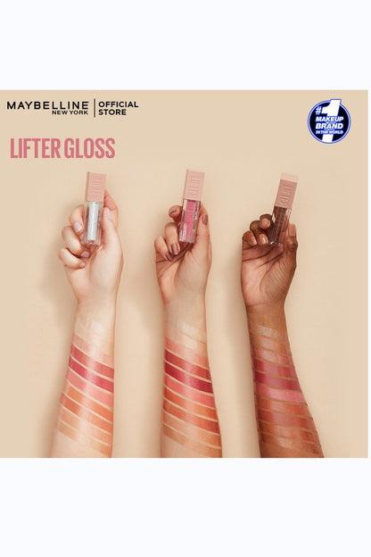 Maybelline New York Lifter Gloss Hydrating Lip Gloss with Hyaluronic Acid - 004 Silk