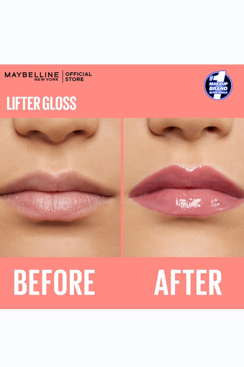 Maybelline New York Lifter Gloss Hydrating Lip Gloss with Hyaluronic Acid - 005 Petal