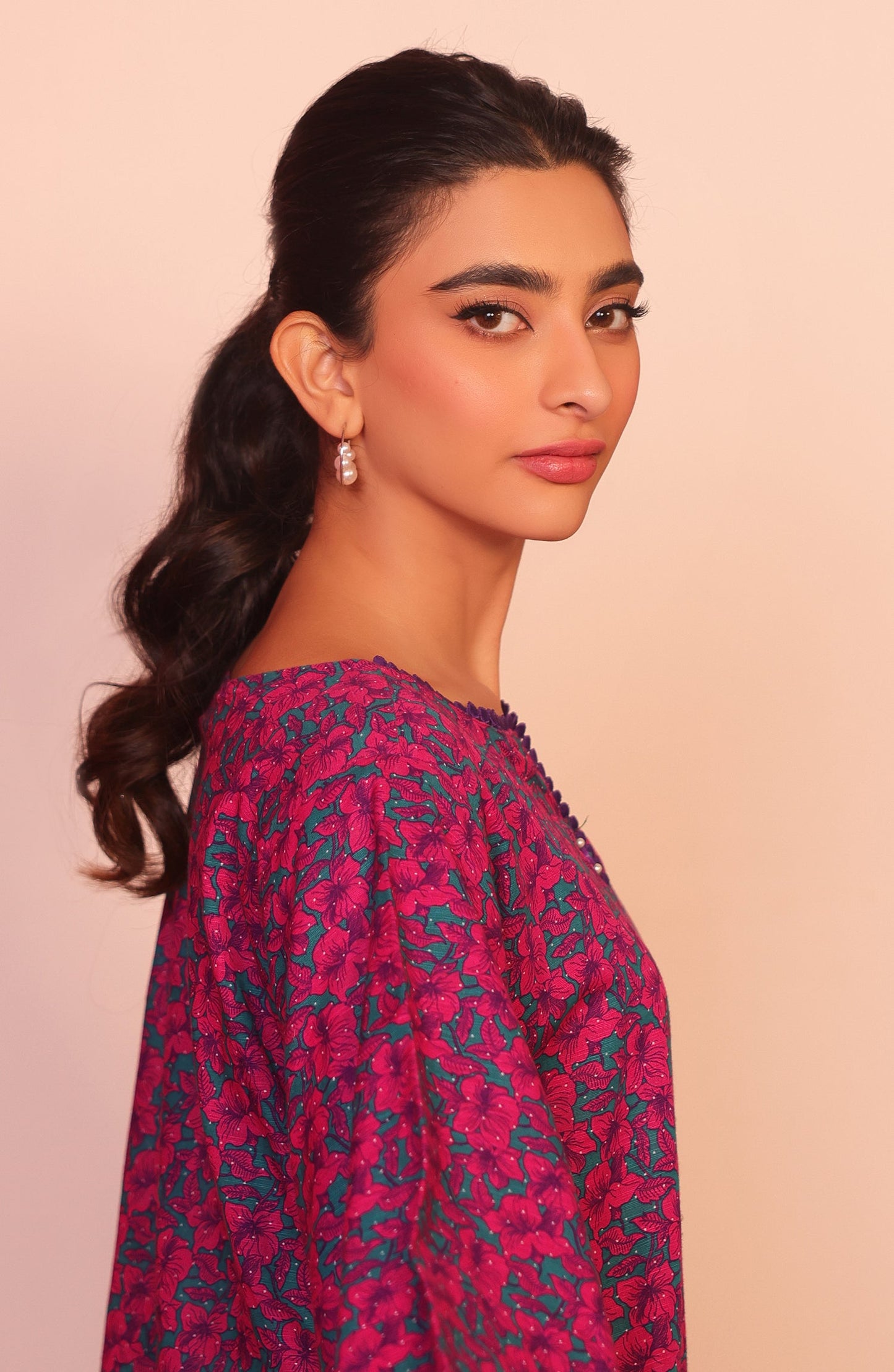 Orient - Stitched 2 Piece Printed Khaddar Shirt and Khaddar Pant