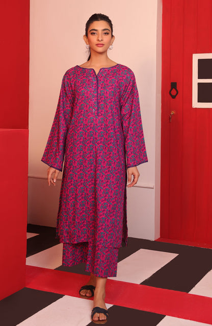 Orient - Stitched 2 Piece Printed Khaddar Shirt and Khaddar Pant