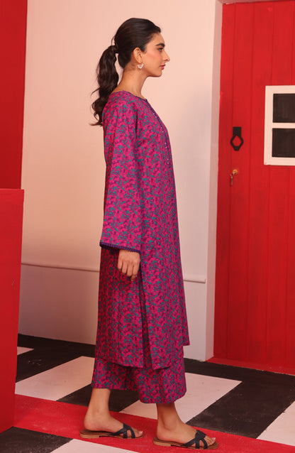 Orient - Stitched 2 Piece Printed Khaddar Shirt and Khaddar Pant
