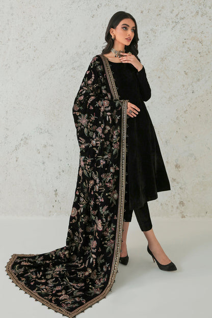 Baroque - EMBROIDERED VELVET SHAWL VS-33