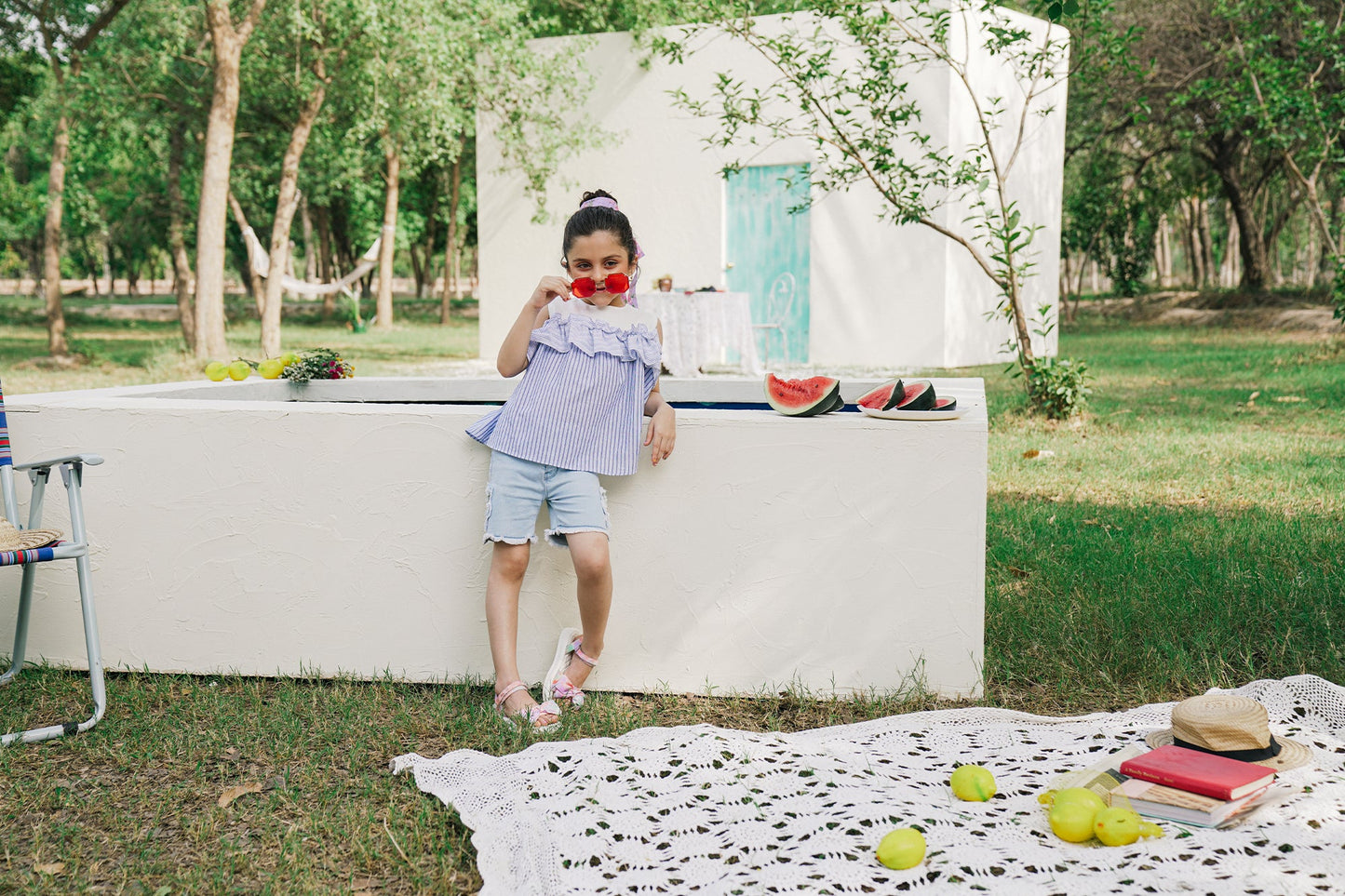 Ethnic - STRIPED TOP (E0670/401/606)