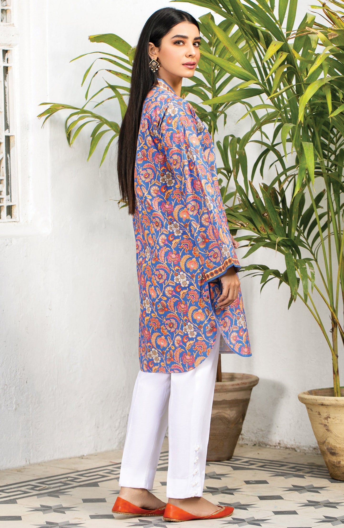 Orient - Unstitched 1 Piece Printed Lawn Shirt