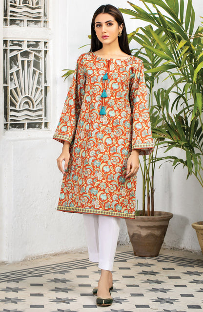 Orient - Unstitched 1 Piece Printed Lawn Shirt