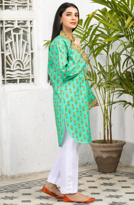 Orient - Unstitched 1 Piece Printed Lawn Shirt
