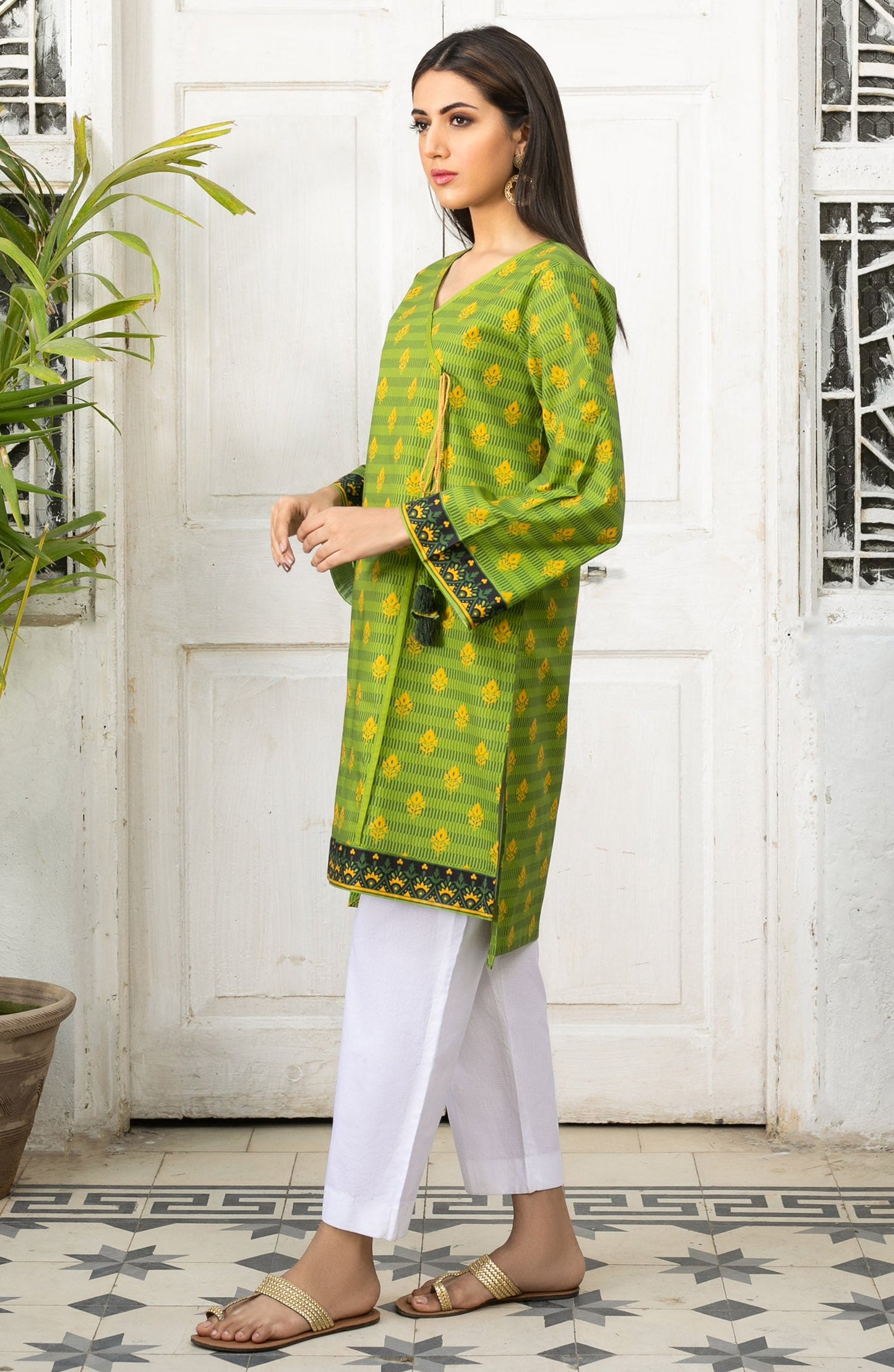 Orient - Unstitched 1 Piece Printed Lawn Shirt