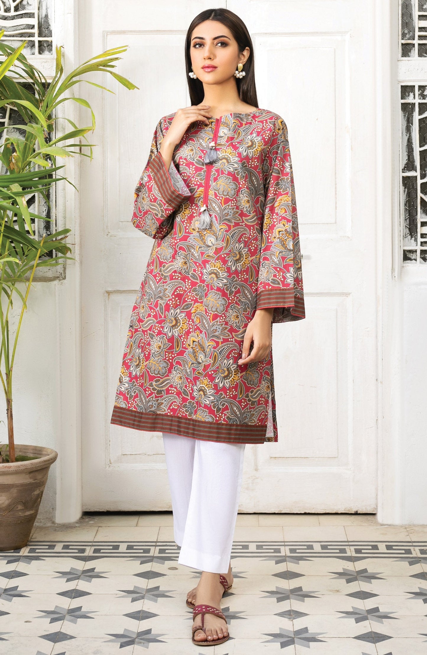 Orient - Unstitched 1 Piece Printed Lawn Shirt