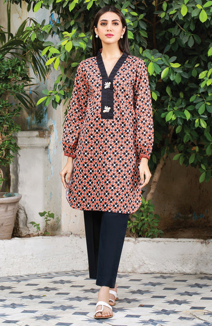 Orient - Unstitched 1 Piece Printed Lawn Shirt