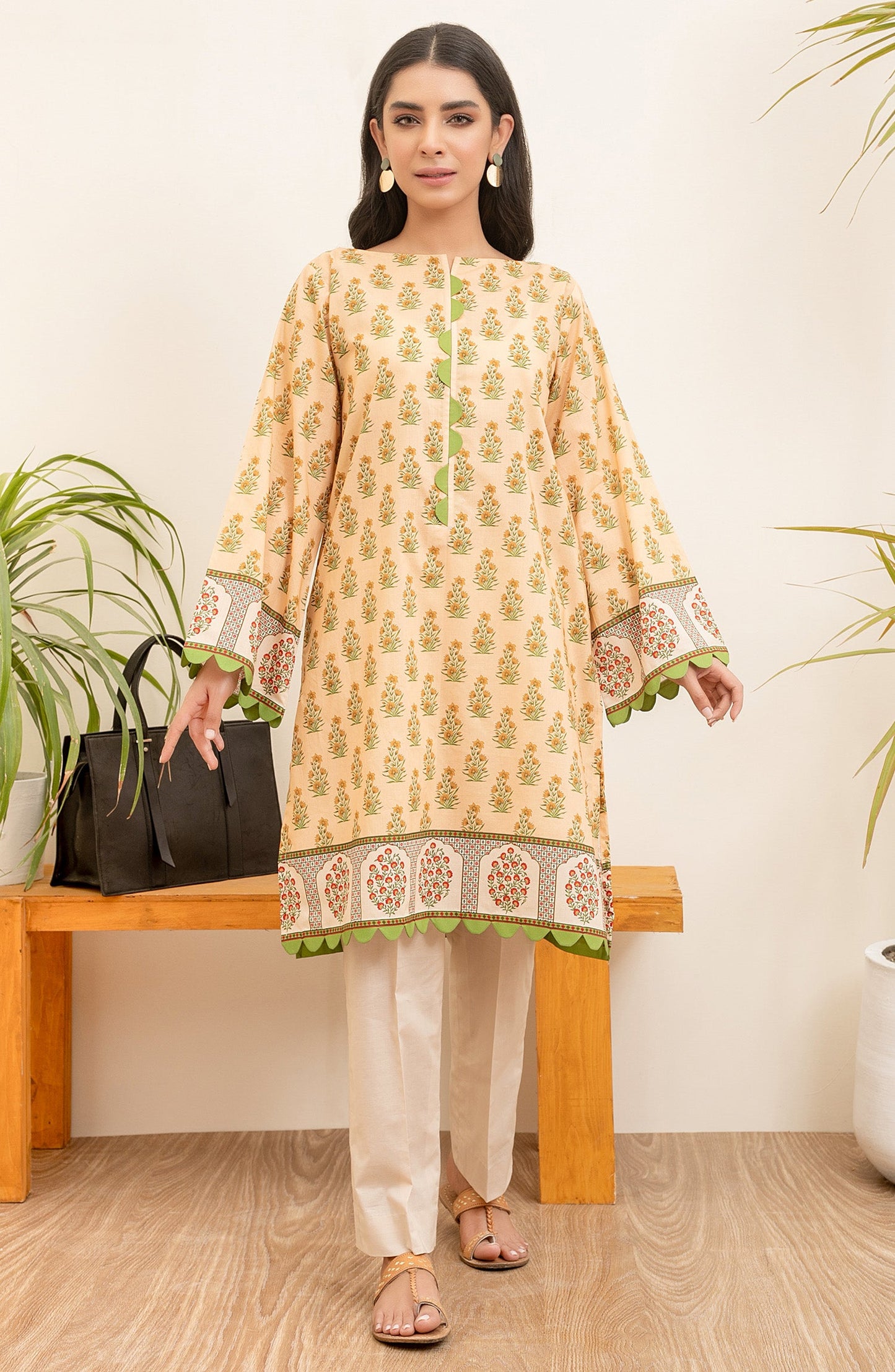 Orient - Unstitched 1 Piece Printed Lawn Shirt