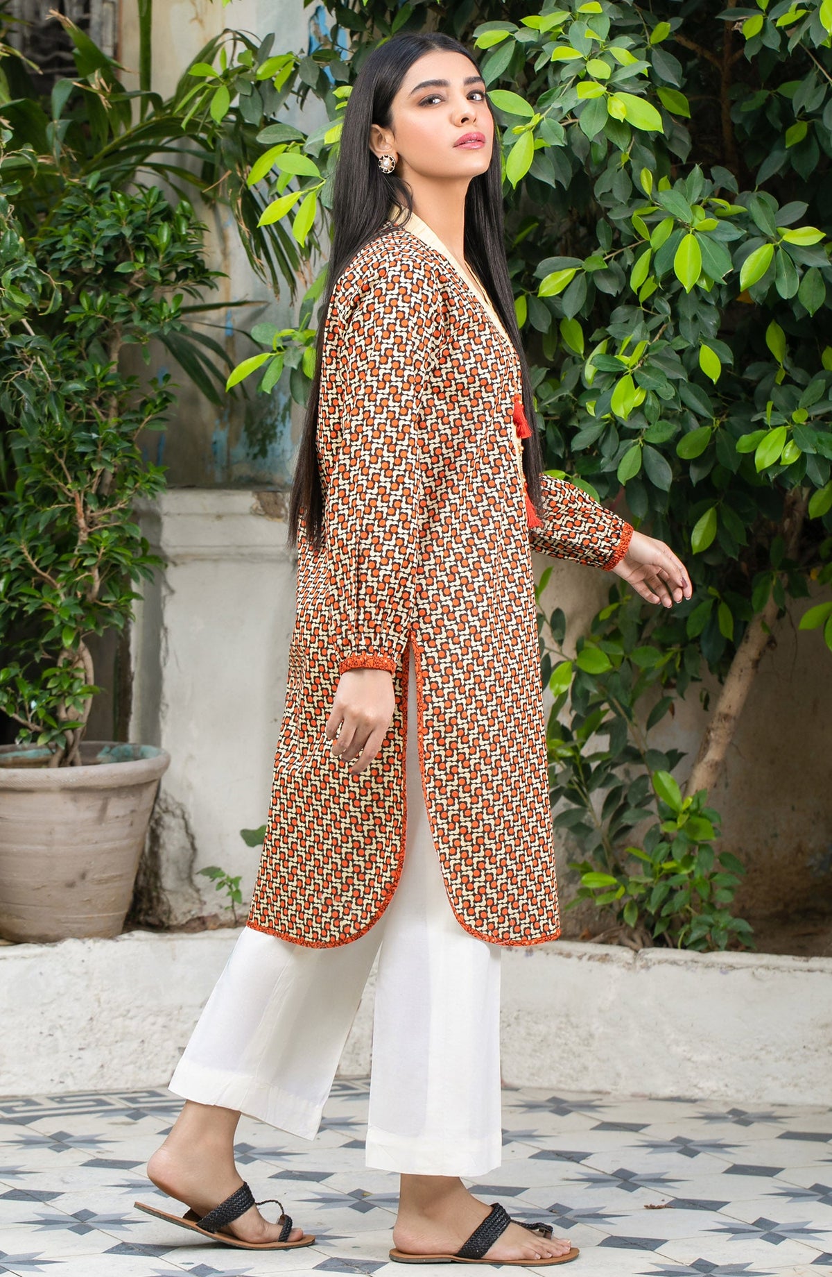 Orient - Unstitched 1 Piece Printed Lawn Shirt