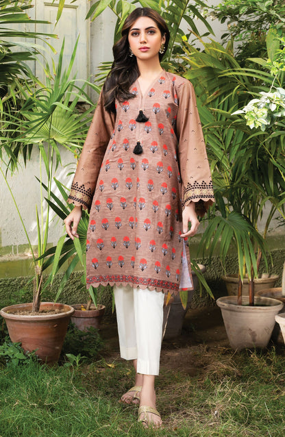 Orient - Unstitched 1 Piece Embroidered Lawn Shirt