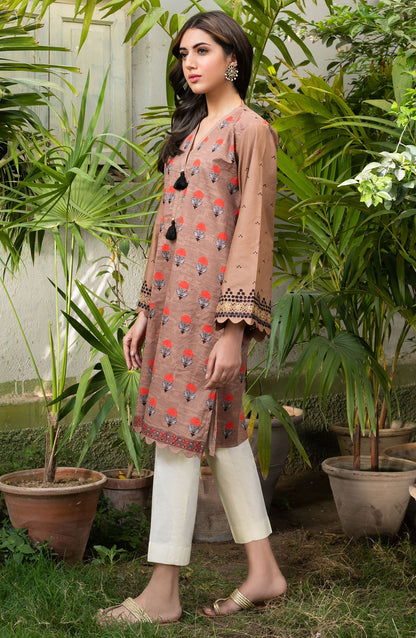 Orient - Unstitched 1 Piece Embroidered Lawn Shirt