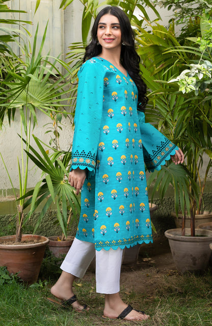 Orient - Unstitched 1 Piece Embroidered Lawn Shirt